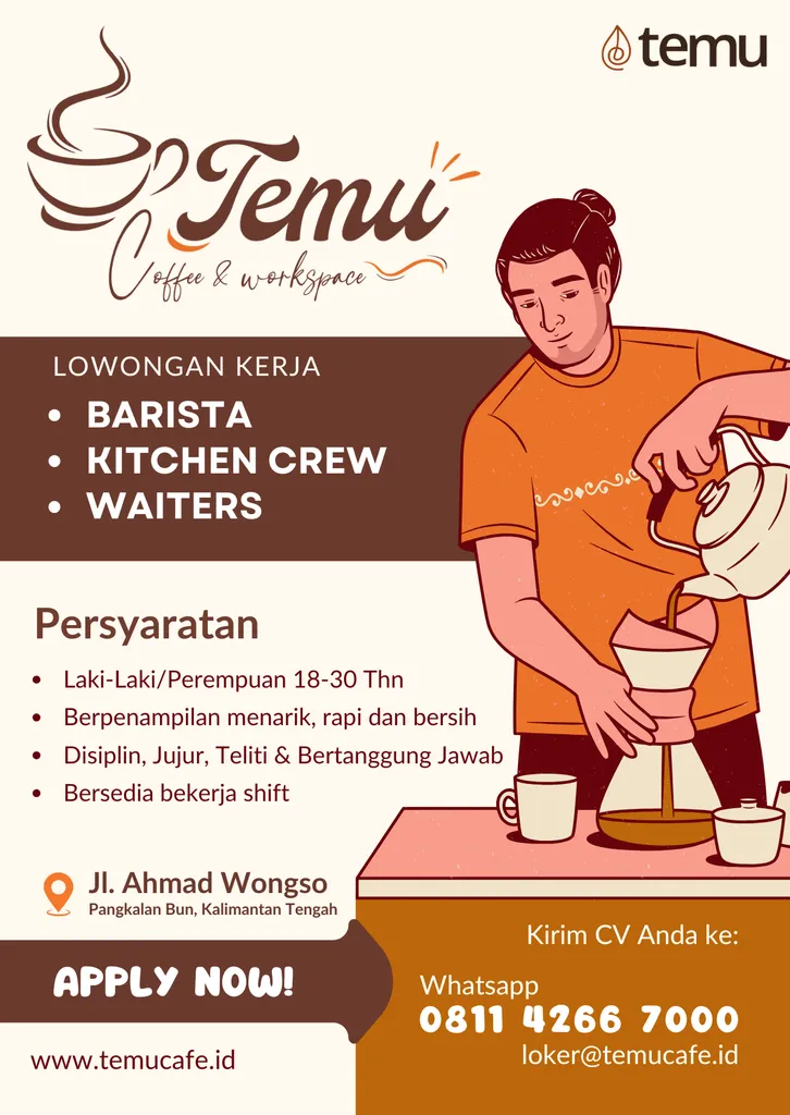 Informasi Lowongan Kerja Temu Cafe